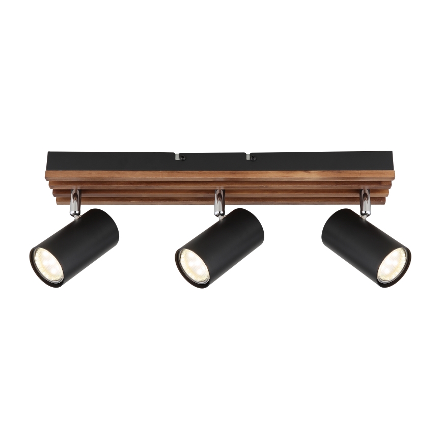 Globo - Foco 3xGU10/25W/230V preto