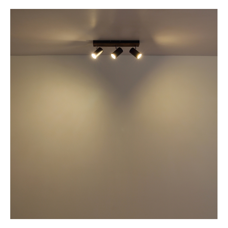 Globo - Foco 3xGU10/25W/230V preto