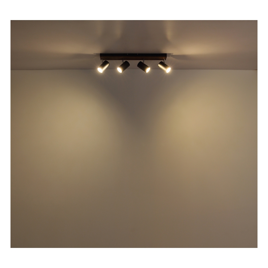 Globo - Foco 4xGU10/25W/230V preto