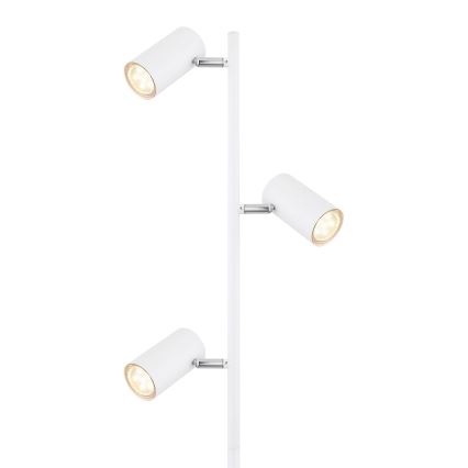 Globo - Candeeiro de chão 3xGU10/5W/230V branco