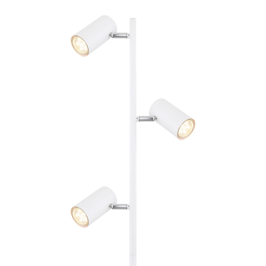 Globo - Candeeiro de chão 3xGU10/5W/230V branco