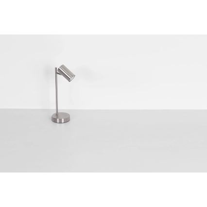 Globo - Candeeiro de mesa 1xGU10/5W/230V cromado mate