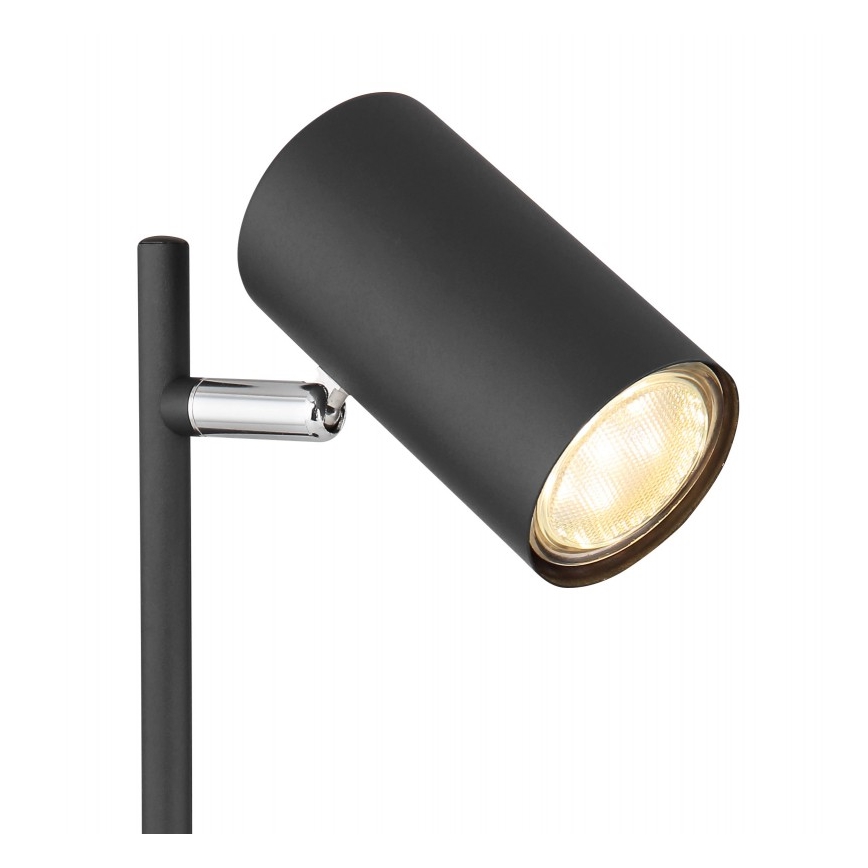 Globo - Candeeiro de mesa 1xGU10/5W/230V preto