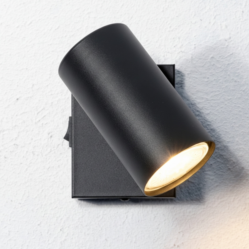 Globo - Foco de parede 1xGU10/25W/230V preto