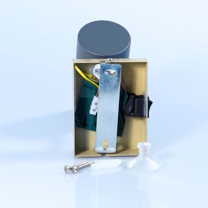 Globo - Foco de parede 1xGU10/25W/230V cinzento/castanho