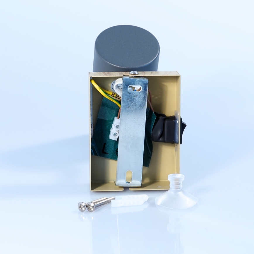 Globo - Foco de parede 1xGU10/25W/230V cinzento/castanho