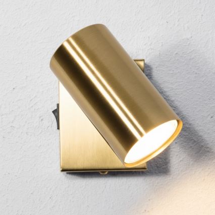 Globo - Foco de parede 1xGU10/25W/230V dourado