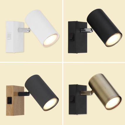 Globo - Foco de parede 1xGU10/25W/230V dourado