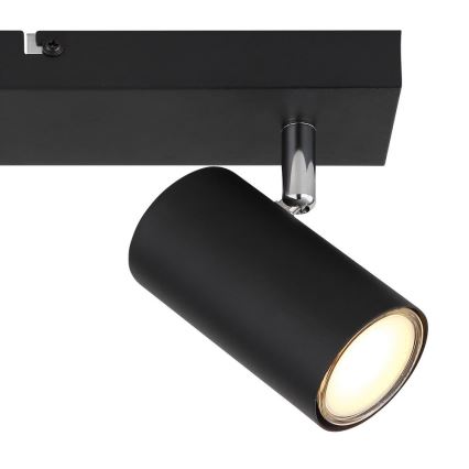 Globo - Foco 2xGU10/35W/230V preto