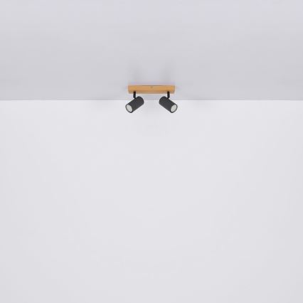 Globo - Foco 2xGU10/35W/230V cinzento/castanho