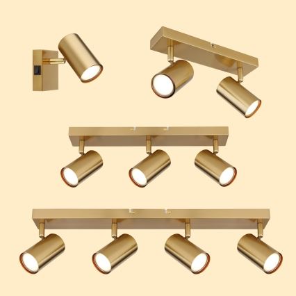 Globo - Foco 2xGU10/35W/230V dourado