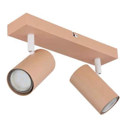 Globo - Foco 2xGU10/25W/230V laranja