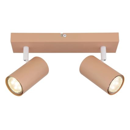 Globo - Foco 2xGU10/25W/230V laranja