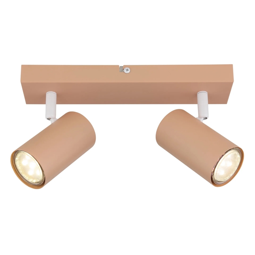 Globo - Foco 2xGU10/25W/230V laranja