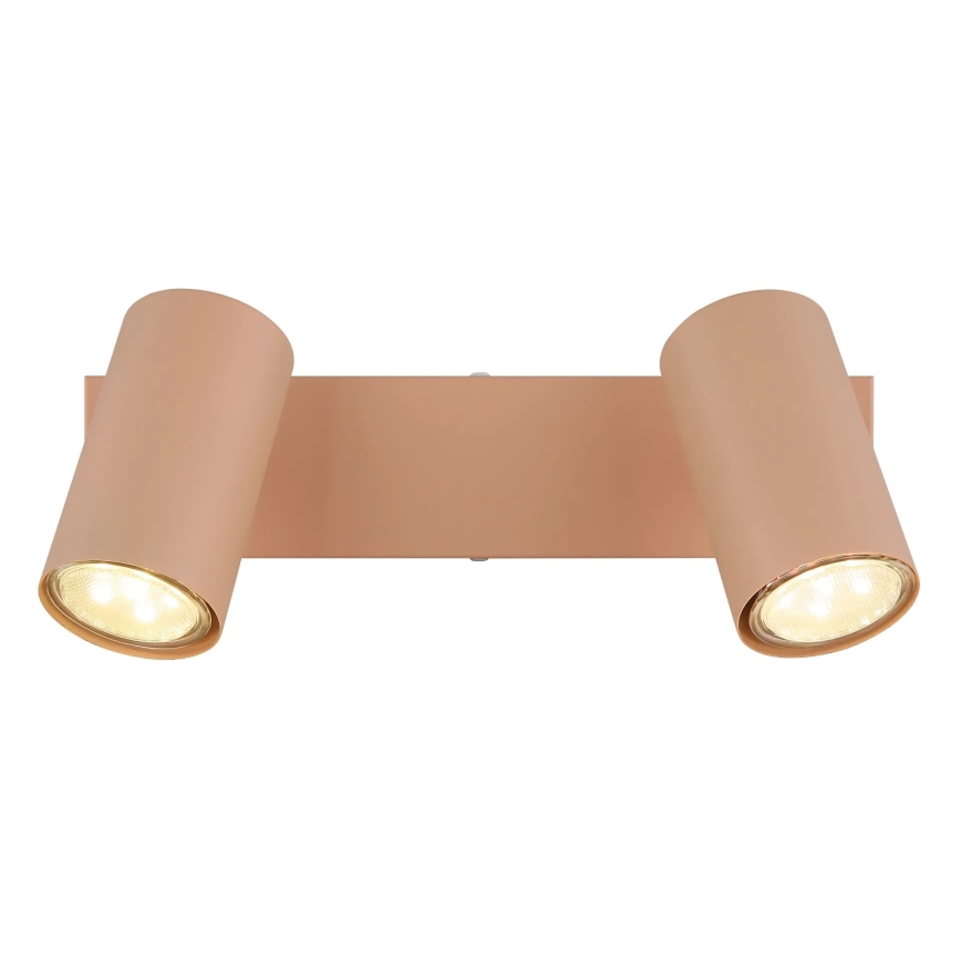 Globo - Foco 2xGU10/25W/230V laranja