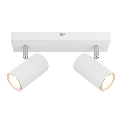 Globo - Foco 2xGU10/35W/230V branco