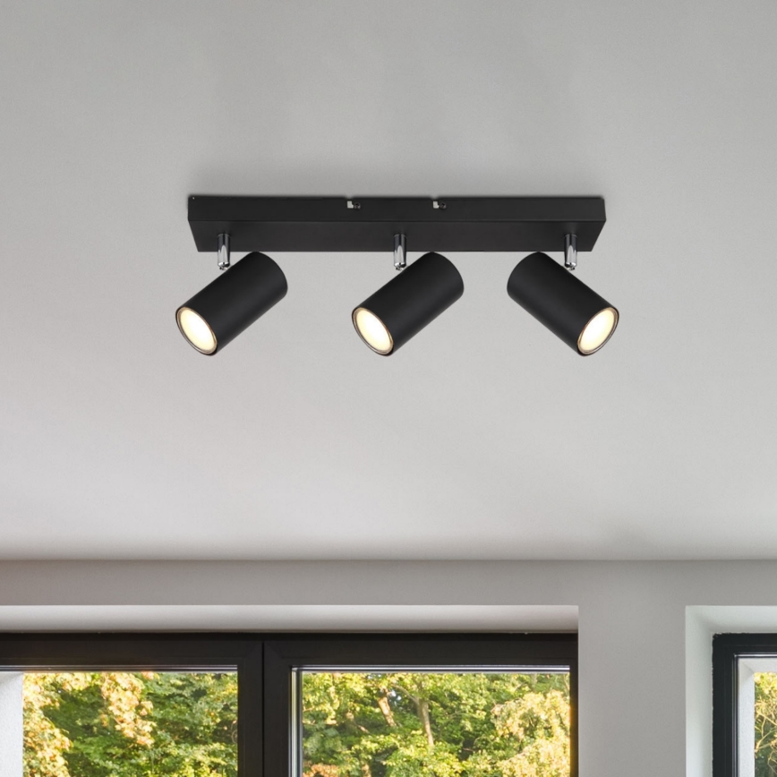 Globo - Foco 3xGU10/35W/230V preto