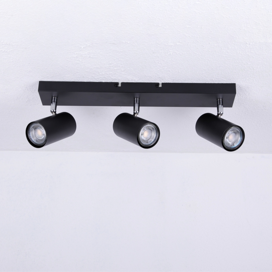 Globo - Foco 3xGU10/35W/230V preto