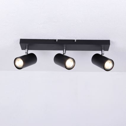 Globo - Foco 3xGU10/35W/230V preto