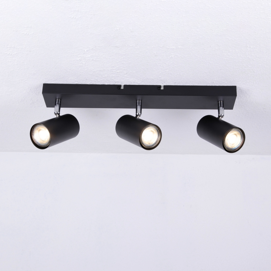 Globo - Foco 3xGU10/35W/230V preto