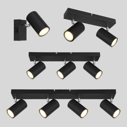 Globo - Foco 3xGU10/35W/230V preto