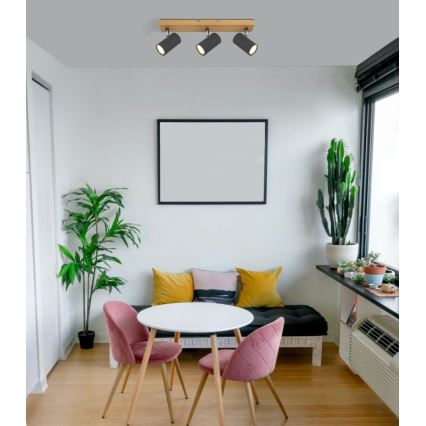 Globo - Foco 3xGU10/35W/230V cinzento/castanho