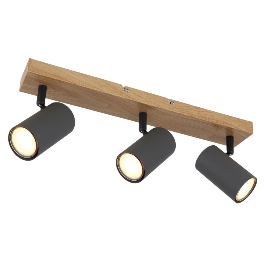 Globo - Foco 3xGU10/35W/230V cinzento/castanho