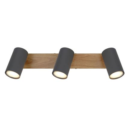 Globo - Foco 3xGU10/35W/230V cinzento/castanho