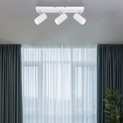 Globo - Foco 3xGU10/35W/230V branco