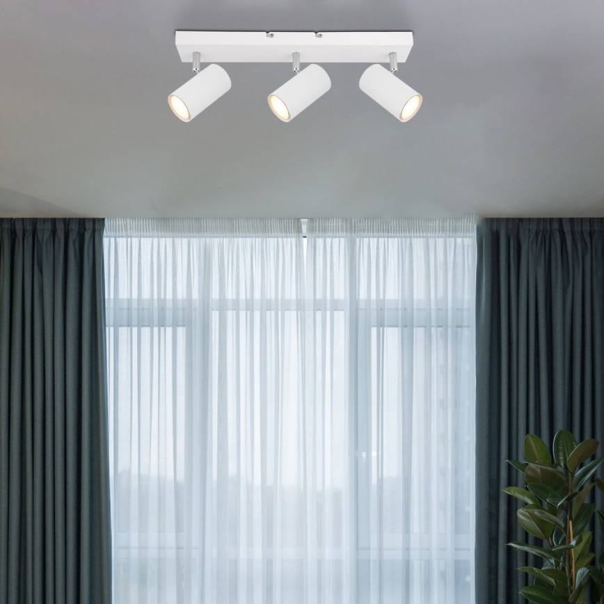 Globo - Foco 3xGU10/35W/230V branco