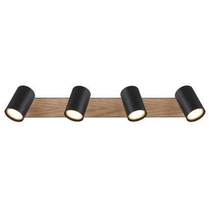 Globo - Foco 4xGU10/35W/230V preto/castanho