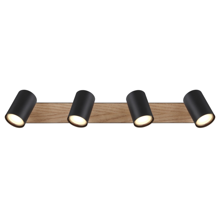 Globo - Foco 4xGU10/35W/230V preto/castanho