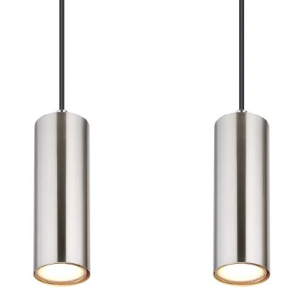 Globo - Candeeiro suspenso 4xGU10/35W/230V cromado mate