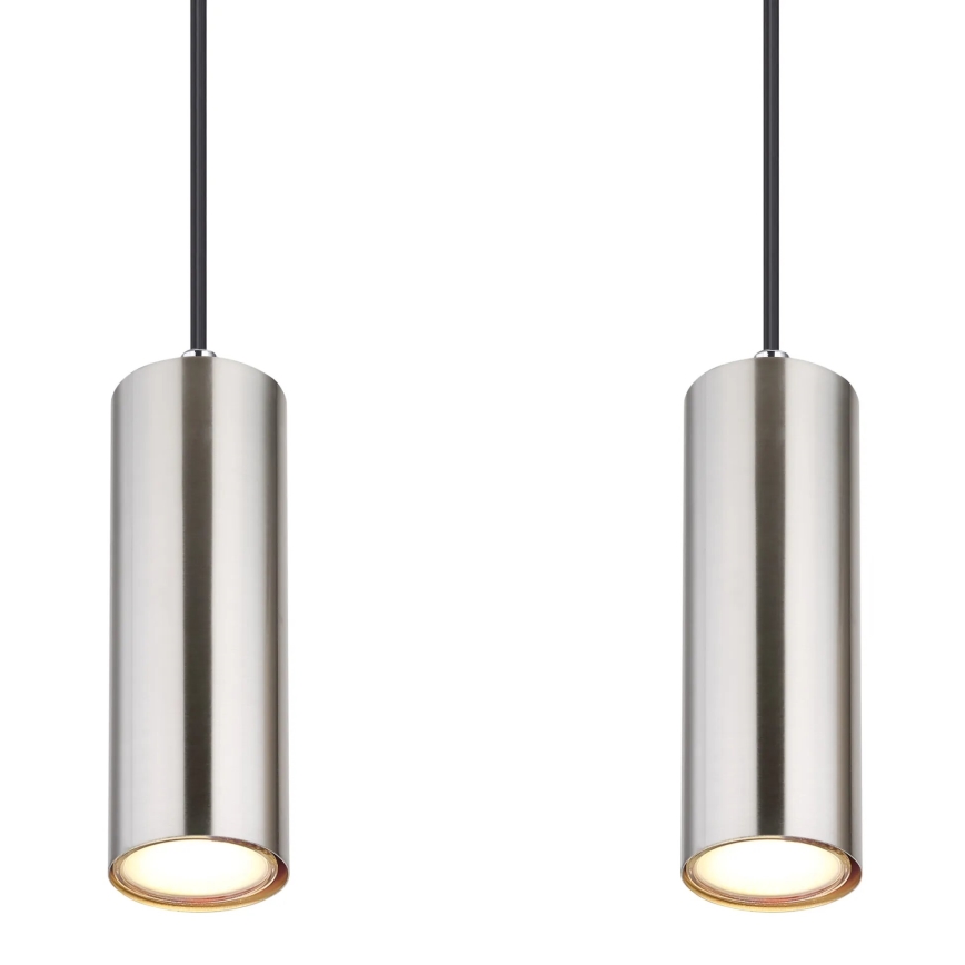 Globo - Candeeiro suspenso 4xGU10/35W/230V cromado mate