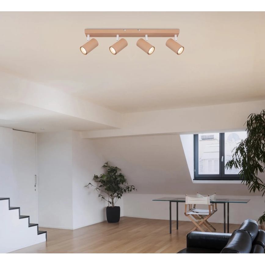 Globo - Foco 4xGU10/35W/230V laranja