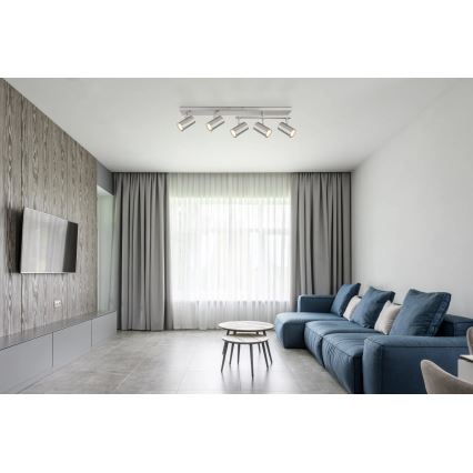 Globo - Foco 5xGU10/35W/230V cromado mate