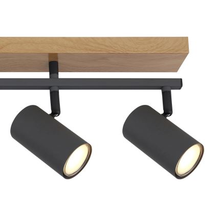 Globo - Foco 5xGU10/35W/230V castanho/preto