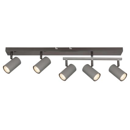 Globo - Foco 5xGU10/35W/230V cinzento