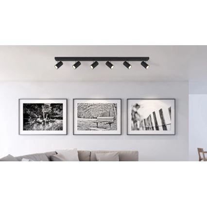 Globo - Candeeiro de 6 focos GU10/35W/230V