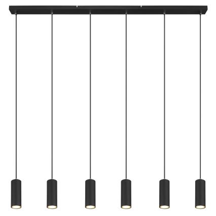 Globo - Lustre suspenso por cabo 6xGU10/35W/230V