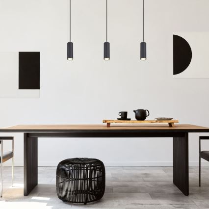 Globo - Candelabro suspenso 1xGU10/35W/230V preto