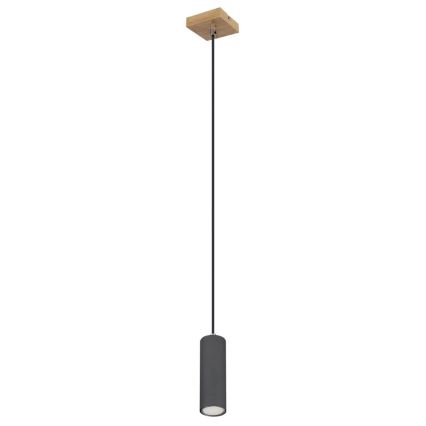 Globo - Candelabro suspenso 1xGU10/35W/230V cinzento/castanho