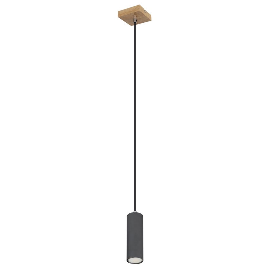 Globo - Candelabro suspenso 1xGU10/35W/230V cinzento/castanho