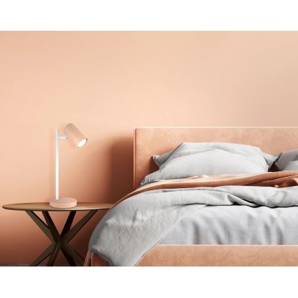 Globo - Candeeiro de mesa 1xGU10/5W/230V laranja