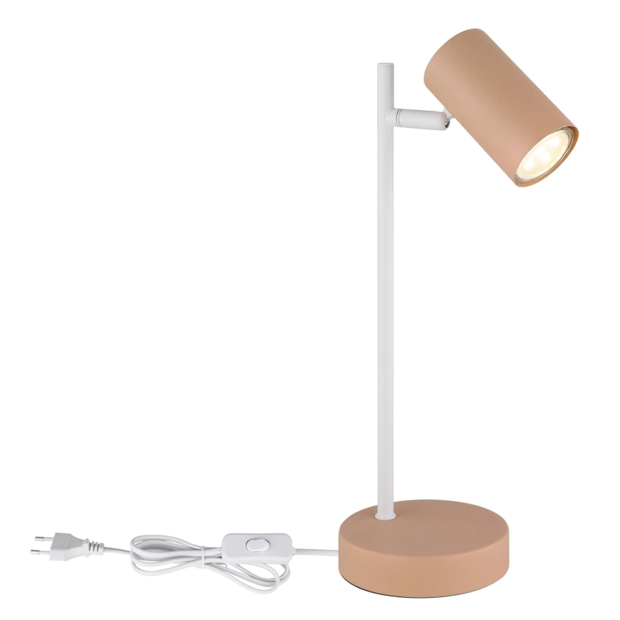 Globo - Candeeiro de mesa 1xGU10/5W/230V laranja