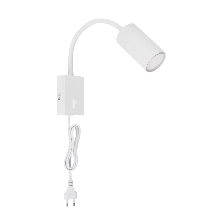 Globo - Candeeiro de parede flexível 1xGU10/25W/230V branco