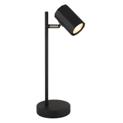 Globo - Candeeiro de mesa 1xGU10/5W/230V preto