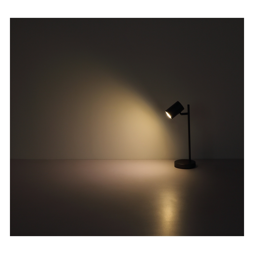 Globo - Candeeiro de mesa 1xGU10/5W/230V preto