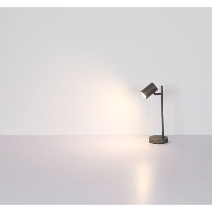 Globo - Candeeiro de mesa 1xGU10/5W/230V preto