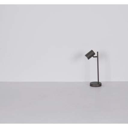 Globo - Candeeiro de mesa 1xGU10/5W/230V preto